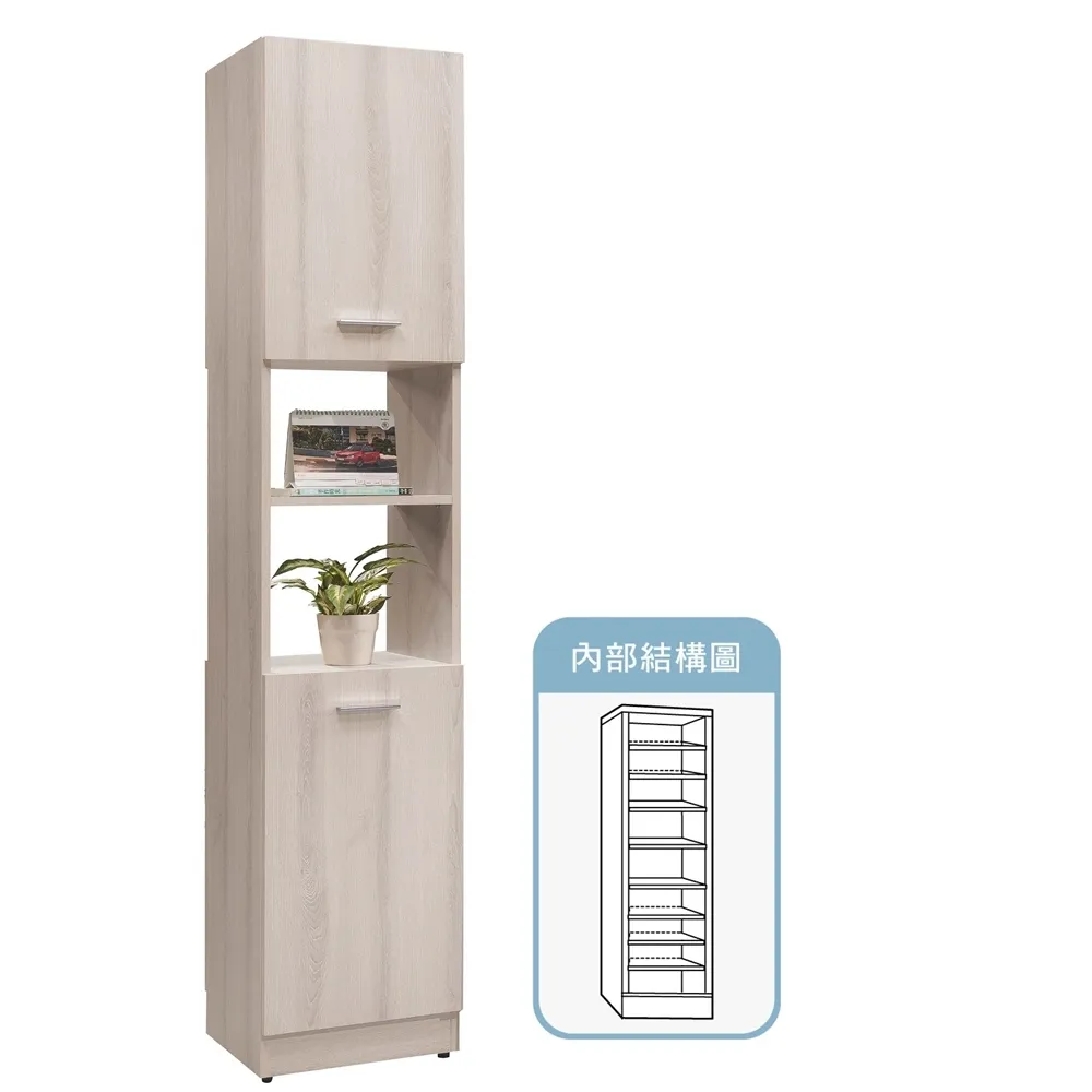 【AS 雅司設計】達艾1.3尺中空雙面鞋櫃-40*38*197CM