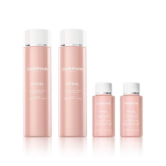【DARPHIN 朵法】粉紅舒緩水潤組(全效舒緩保濕平衡露150mlx2+25mlx2)
