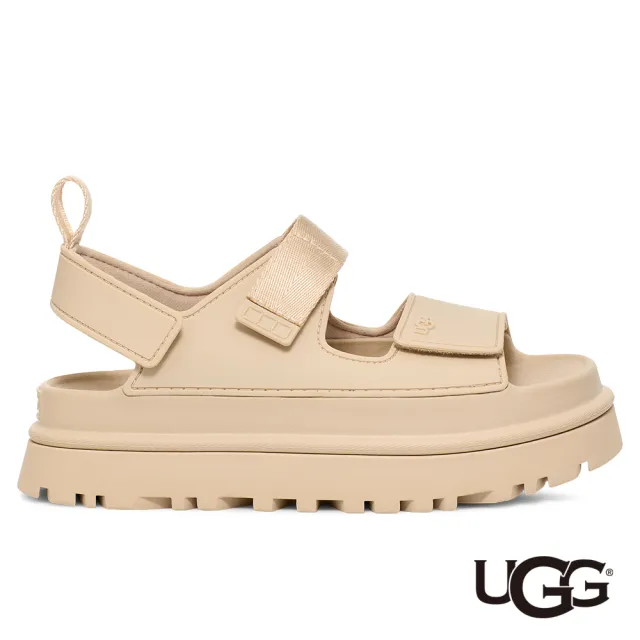 【UGG】涼鞋女鞋 厚底涼鞋 防水涼鞋 GoldenGlow 海鹽白 UG1152685SSAL