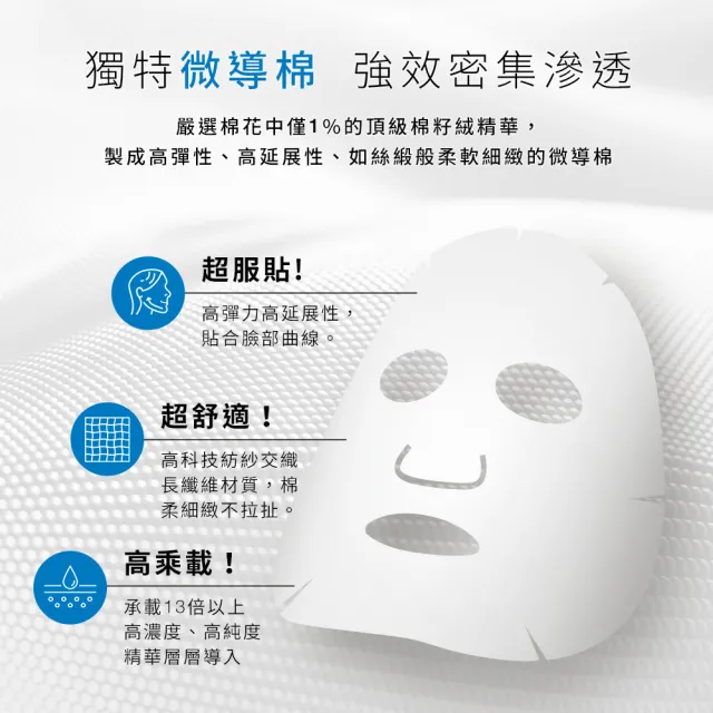 【DR.WU 達爾膚】白藜蘆醇亮白精華面膜4片(5入組 共20片)