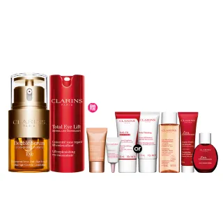 【CLARINS 克蘭詩】眼周保養雙霸組_進化版(NEW賽車眼霜15ml/黃金亮眼萃20ml)
