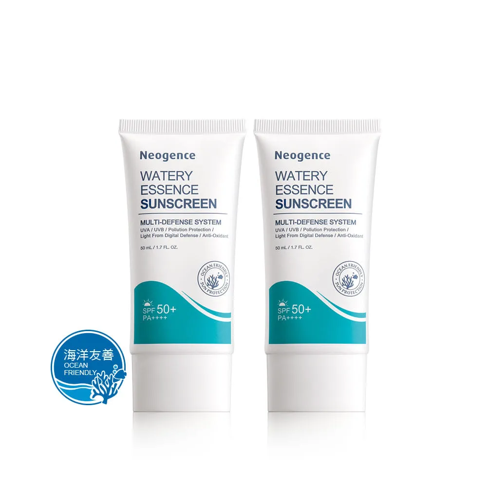 【Neogence 霓淨思】水感全效保濕防曬乳50Mml-2入