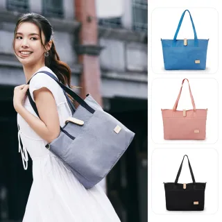 【satana】Soldier 真皮磁釦托特包 手提包 輕量防潑水 16 吋筆電 台灣製 SOS3330 - 多色