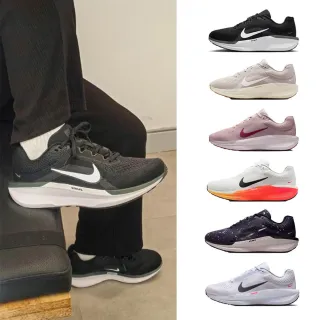 【NIKE 耐吉】運動鞋 慢跑鞋 MNS NIKE AIR WINFLO 11 WIDE 男鞋 女鞋 黑白紫黃 多款(FJ9509-001&)
