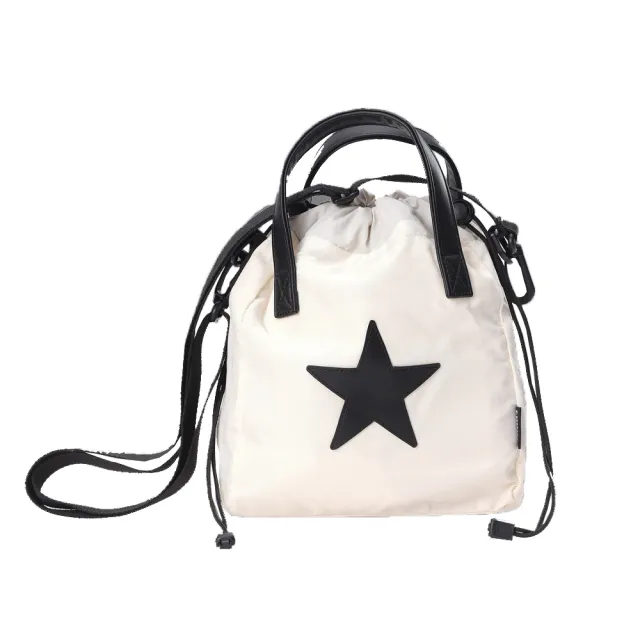 【CONVERSE】運動包 側背包 男包 女包 BUCKET BAG CONVERSE EGRET (UA5953-W2Y)