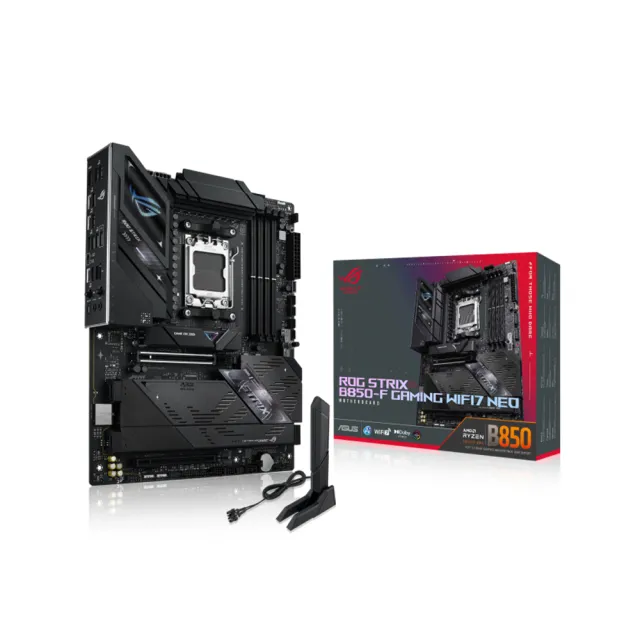 【華碩】C+M組合★ROG STRIX B850-F GAMING WIFI7 NEO 主機板+AMD Ryzen R7-9800X3D CPU處理器