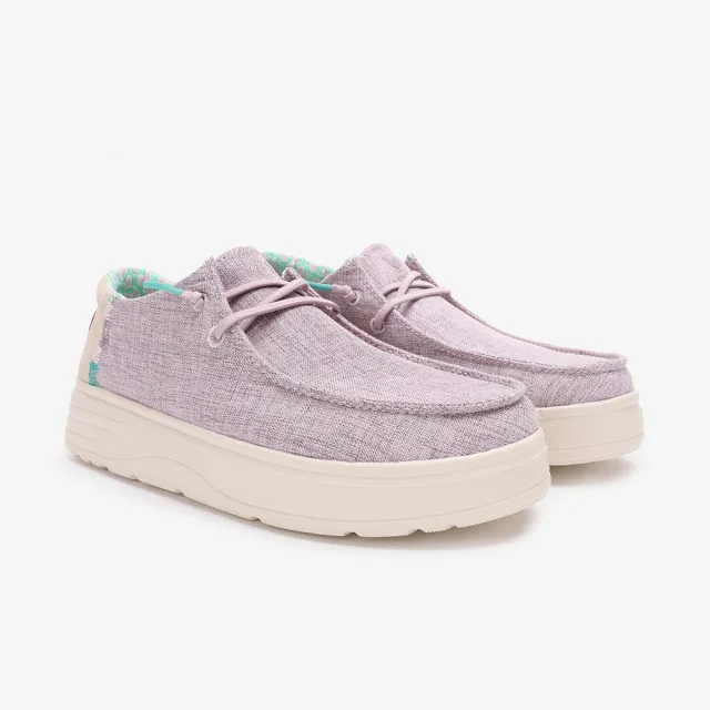 【Walk In Pitas】女鞋 BLOCK POPPY 厚底時尚懶人鞋/休閒鞋(PI2518-019 芋香奶露)