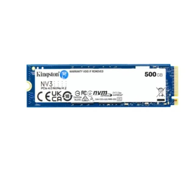 【Kingston 金士頓】行動電源組★Kingston 500G NV3 M.2 2280 NVMe SSD Up to 3000 MB/s(SNV3S/500G)