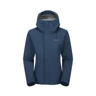 【RAB】Downpour Jacket Wmns 防風防水連帽外套 暴風藍 女款 #QWI07