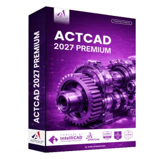 【ActCAD】2027 專業進階版-序號金鑰-買斷制-相容DWG/DXF-快速上手的2D/3D繪圖軟體