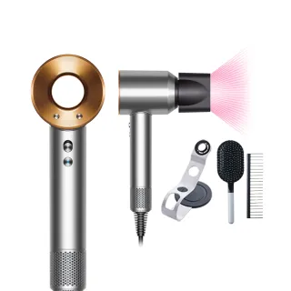 【dyson 戴森】HD08 Origin Supersonic 吹風機 溫控 負離子(銀銅色)