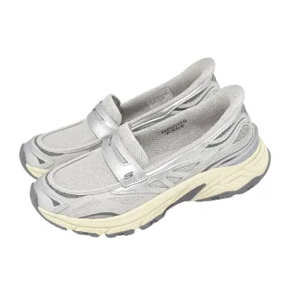 【SKECHERS】休閒鞋 Stamina Sport Slip-Ins 女鞋 銀 灰 樂福鞋 緩震 150715SIL