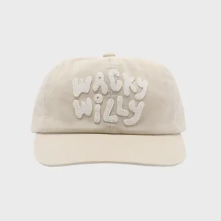 【Wacky WiLLY】官方旗艦館 Logo貼布半平沿帽(ACC帽子 米白色)