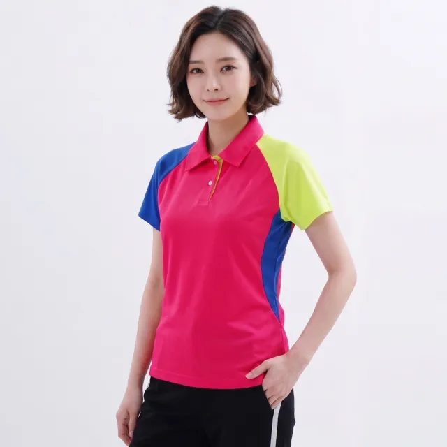 【遊遍天下】MIT台灣製女款抗UV防曬涼感吸濕排汗機能POLO衫(M-5L)