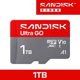 【SanDisk 晟碟】SANDISK Ultra☆ GO microSD™ UHS-I 1T 記憶卡(公司貨)