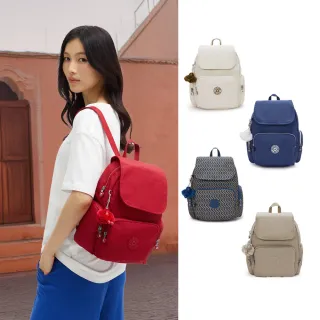 【KIPLING】品牌經典新款-猴子包 ★ CITY ZIP S掀蓋拉鍊後背包(多色任選)