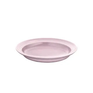 【STAUB】圓形陶瓷盤餐盤湯盤22cm-日暮粉(德國雙人牌集團官方直營)