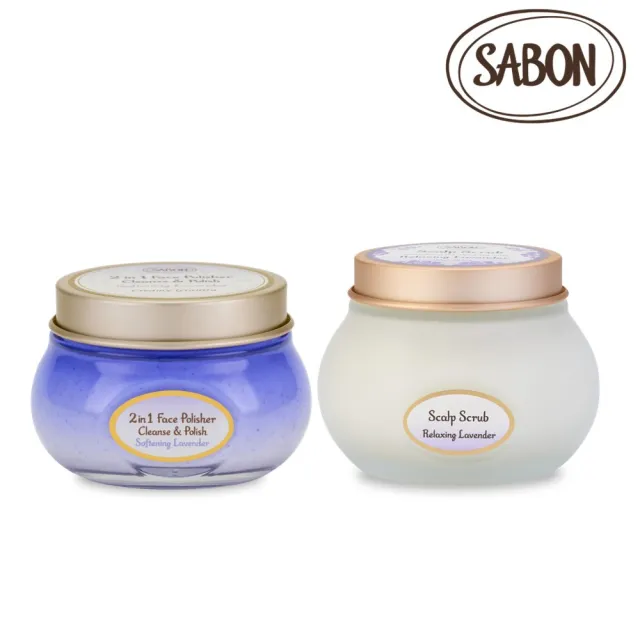 【SABON】官方直營 磨砂女王推薦組(二合一臉部磨砂膏125ml+死海鹽頭皮磨砂膏300g)