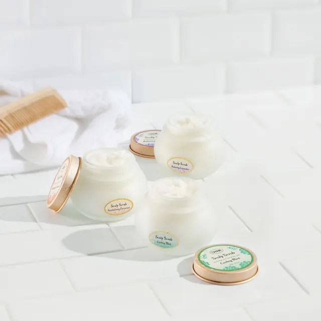 【SABON】官方直營 磨砂女王推薦組(二合一臉部磨砂膏125ml+死海鹽頭皮磨砂膏300g)