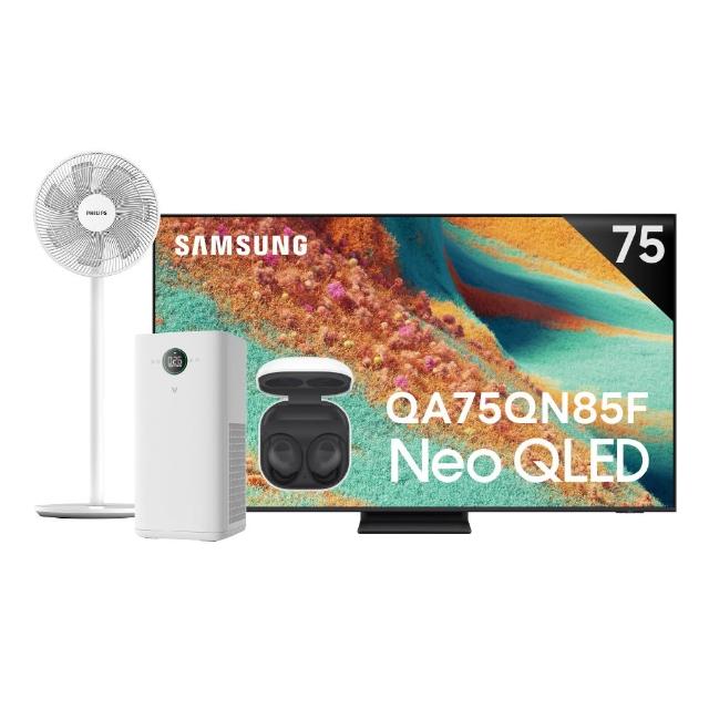 SAMSUNG三星 QA75QN85FAXXZW 升級您的家庭娛樂體驗!SAMSUNG三星 QA75QN85FAXXZW 75吋 4K UHD 解析度 (3840x2160) Neo QLED 電視,採用先進 Mini LED 背光系統,提供絕佳對比與 HDR 畫質。內建 120Hz 倍頻與杜比數位音效,40W 喇叭輸出打造環繞聲場。支援 4 組 HDMI 端子、2 組 USB,無需視訊盒即可享智慧功能與中文選單。尺寸 1822x1078x169mm,重量 42.8kg,產地越南,BSMI 認證 R33475,含桌上型基本安裝服務,2 年保固安心使用。完美適合遊戲、電影與日常觀賞的三星 75吋 4K 電視選擇!