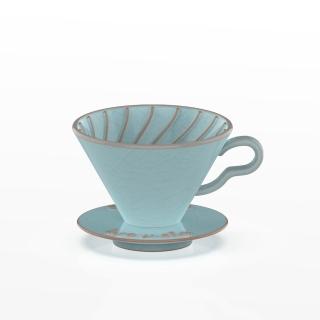 【Brewista】圖蘭朵V60陶瓷濾杯 (1-2人份-冰晶藍)