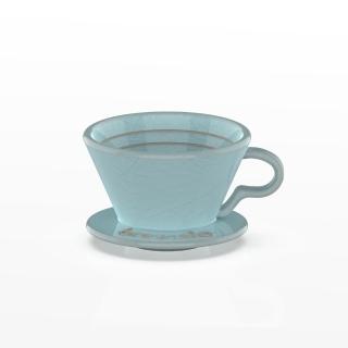 【Brewista】蛋糕陶瓷濾杯 (1-2人份-冰晶藍)
