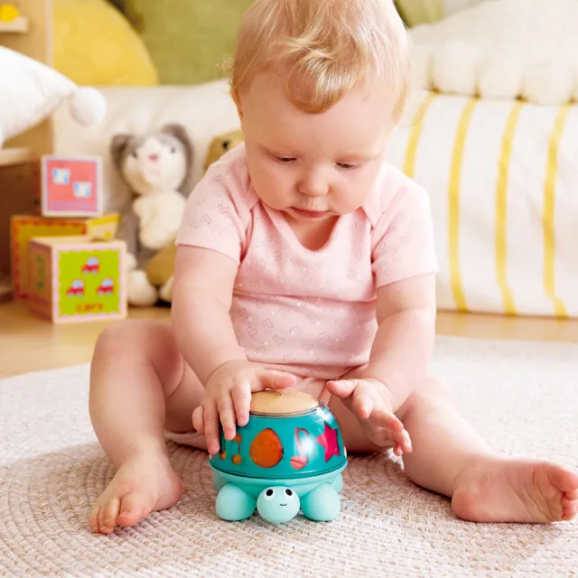 【Hape】烏龜音樂盒(生日禮/啟蒙玩具/益智玩具)