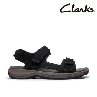 【Clarks】男鞋 Guideview Trek真皮魔鬼氈設計運動休閒涼鞋 (CLM87591S)