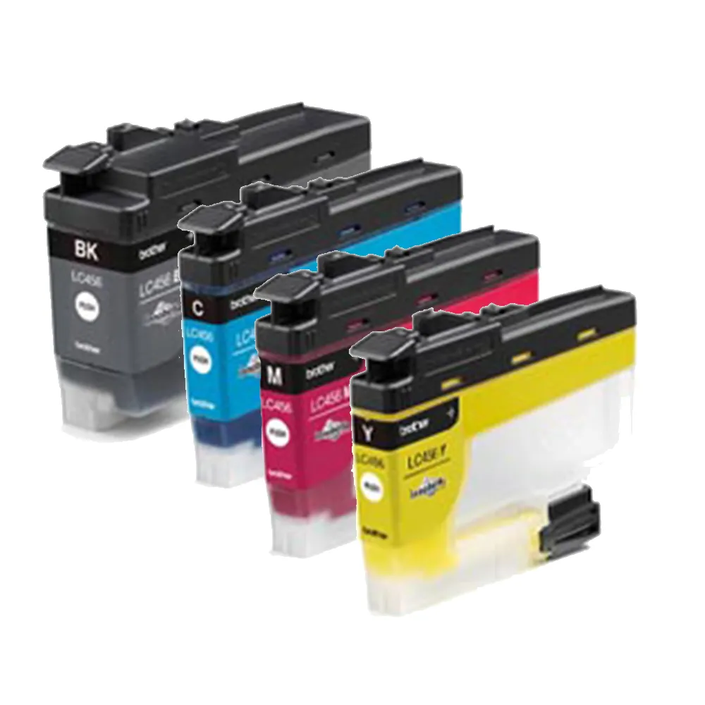 【brother】官方直營 1黑3彩墨水組★LC456BK/C/M/Y 原廠輕連供防水墨水匣組(適用MFC-J4340DW/MFC-J4540DW)