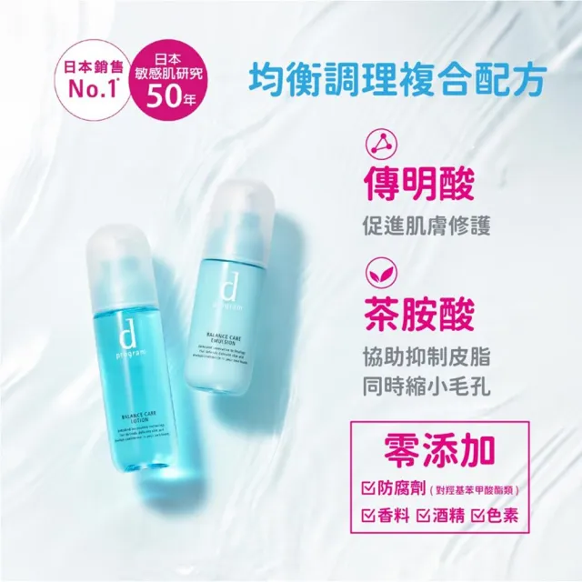 【d program 敏感話題】美肌益生化妝水2入組(均衡/淨荳任選/敏弱肌/敏感肌)