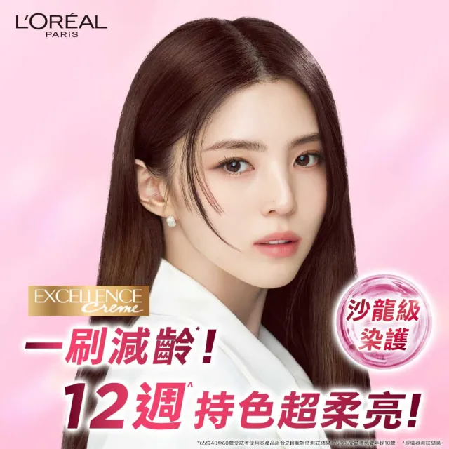 【L’OREAL Paris 巴黎萊雅】優媚霜三重護髮染髮霜-韓韶禧PICK/沙龍級染護