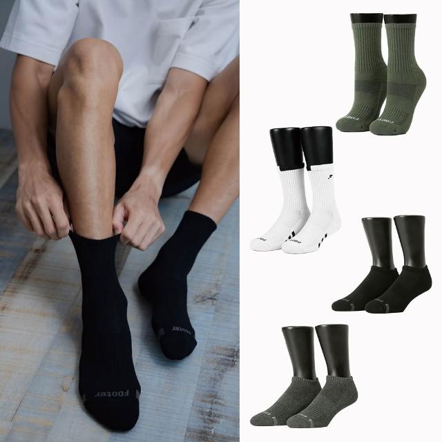 【FOOTER除臭襪】6入組運動氣墊中筒/船短/高筒襪/交換禮物/聖誕禮物(T31/T11/ZH167/K172)