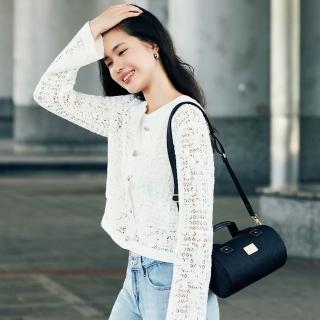 【satana】Denim丹寧牛仔 小圓筒包 手提 肩背 側背 輕量防潑水 台灣製 SDNN0310 - 丹寧黑