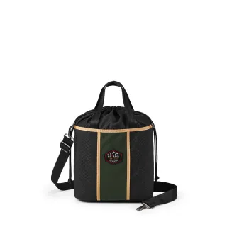 【satana】速達 EXPLORE 探索束口手提斜背包 肩背 / 側背 輕量防潑水 B5適用  台灣製 SOSE0050 - 軍綠拼接