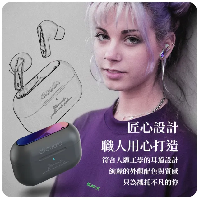 【DTAudio】T30 ANC主動式降噪無線耳機(HIFI音質/安卓蘋果通用)