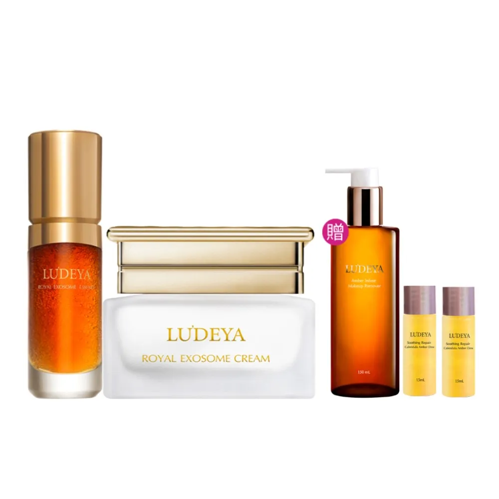 【LUDEYA】彈潤緊緻組(瑰泌霜60ml+瑰泌精華35ml)