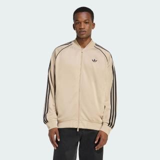【adidas 愛迪達】外套 男 運動立領外套 三葉草 亞規 SST TT 卡其 KC8524