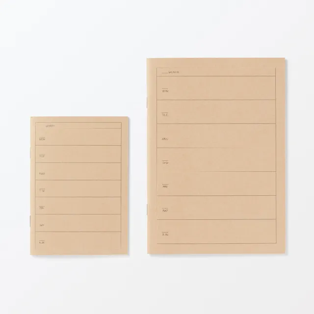 【MUJI 無印良品】筆記本.週間/32張.A6