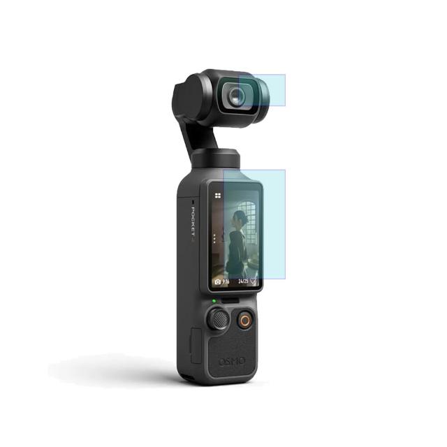 【Sunnylife】DJI OSMO POCKET 4 9H鏡頭+螢幕鋼化膜(一入組)