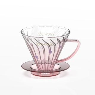 【Brewista】圖蘭朵水晶玻璃濾杯 (1-2人份-櫻花粉)