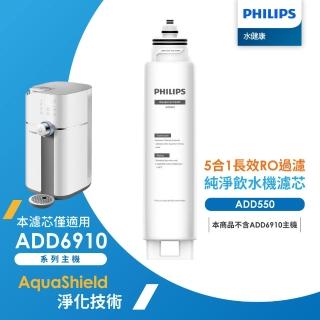 【Philips 飛利浦】All-in-One 複合濾芯ADD550(ADD6910M適用) 一年更換