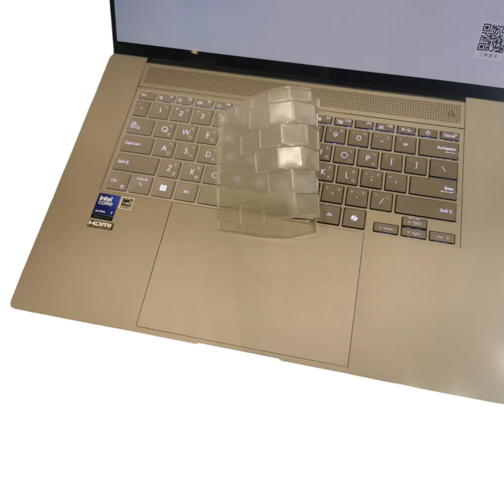 【Ezstick】ASUS Zenbook S 16 OLED UM5606 UM5606WA 奈米銀抗菌TPU 鍵盤保護膜(鍵盤膜)