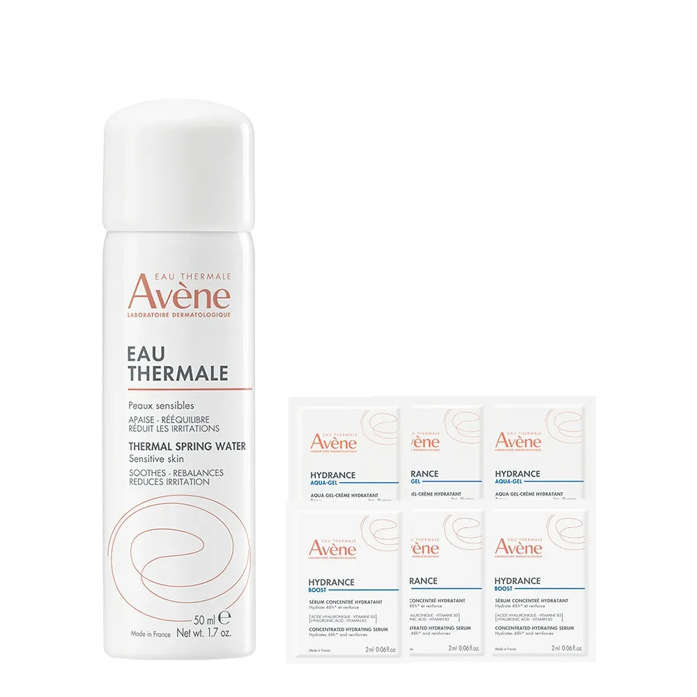 【Avene 雅漾】官方直營 活泉水光保濕體驗組(明星品新客體驗組)