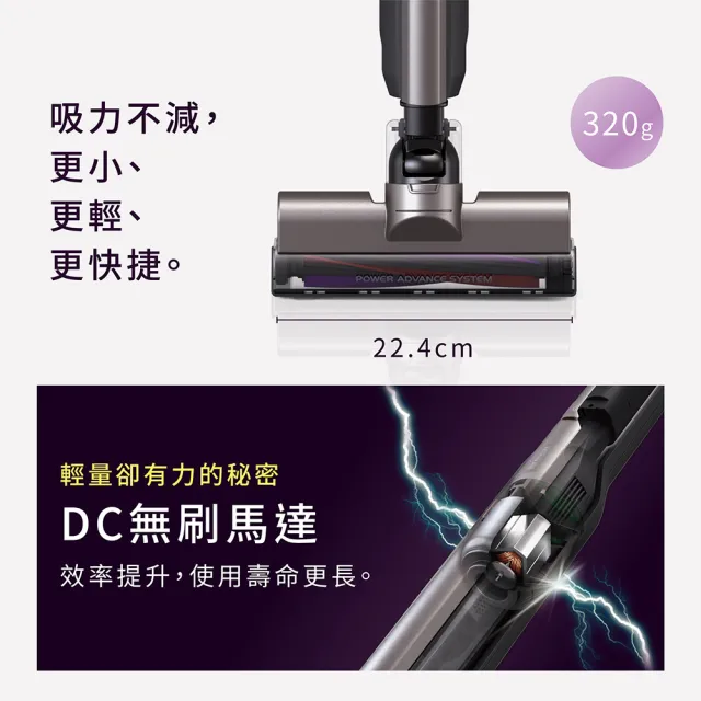 【IRIS】2in1分離式氣旋多功能無線吸塵器SCD-160P(直立/手持/強吸力/自走式/充電收納座)