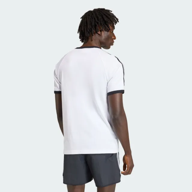 【adidas 愛迪達】運動 休閒 短袖 T恤 男上衣 3S RINGER T(KF0418)