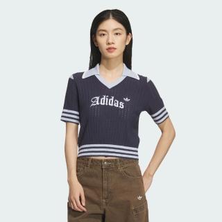 【adidas 愛迪達】運動 休閒 短袖 T恤 女上衣 OG W JERSEY(KT3047)