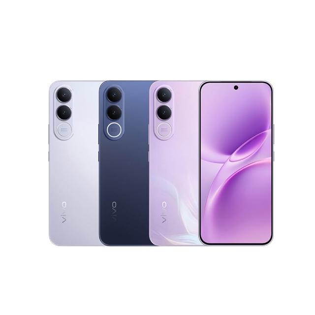 vivo V70 FE 是一款搭載 MediaTek 處理器的 5G 智慧手機，擁有 6.83 吋 1.5K 螢幕、800萬+2億主相機、3200萬前置鏡頭、7,000mAh 電池，支援 4G+5G 雙卡雙待，機身設計為直立式，提供紫色系、藍色系、銀色系三種選擇，內建 256GB 儲存空間與 8GB RAM，執行 OriginOS 6 系統，機身尺寸為 163.70x76.20x7.59mm，重量 200g，標準配備包含說明書、Type-C 傳輸線、充電器、取卡針、保護殼與保護膜，提供 1 年保固。