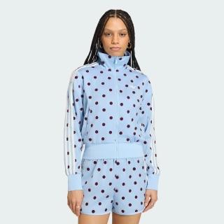 【adidas 愛迪達】SATIN POLKA DOTS TT 運動外套 女 - Originals KV1167