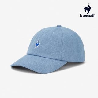 【LE COQ SPORTIF 公雞】棒球帽 鴨舌帽 帽子 牛仔藍色 LYX03302