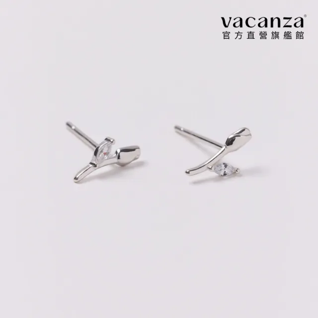 【vacanza】鬱金香 925純銀飾品 純銀耳環 (抗過敏 情人節禮物 生日禮物)